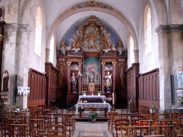 Intérieur de l'église - Fleurey-lès-Faverney