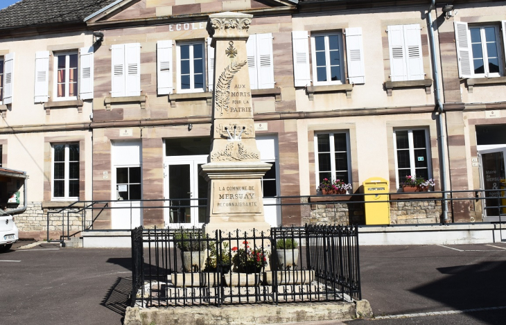 Monument-aux-Morts - Mersuay