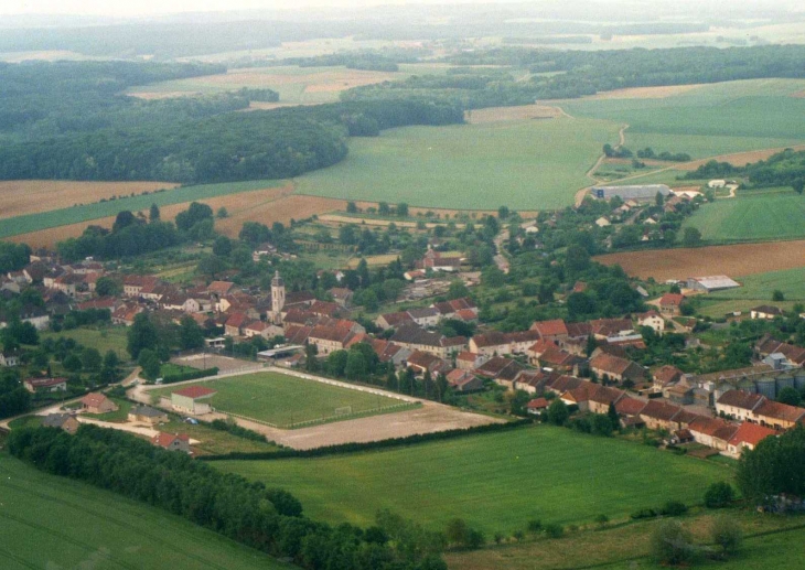 Vue aérienne - Oyrières