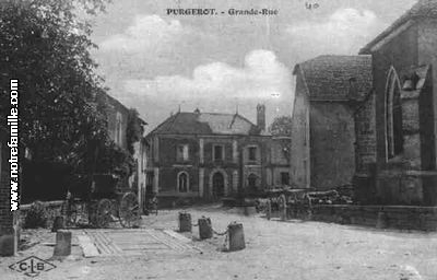 Carte postale n°1 de Purgerot 1900