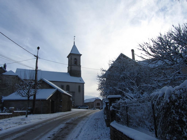 Pusy sous la neige - Pusy-et-Épenoux