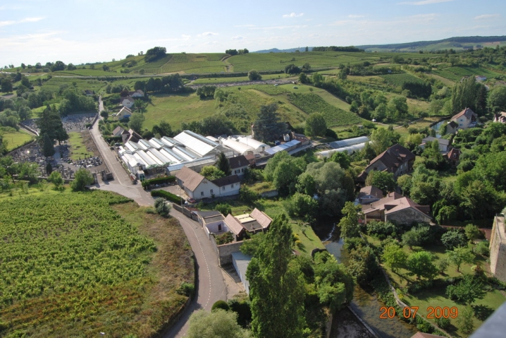 Arbois vue du clocher