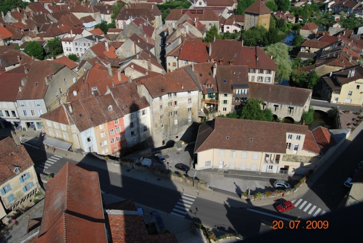 Vue du haut du clocher - Arbois