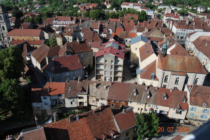 Vue du haut du clocher - Arbois