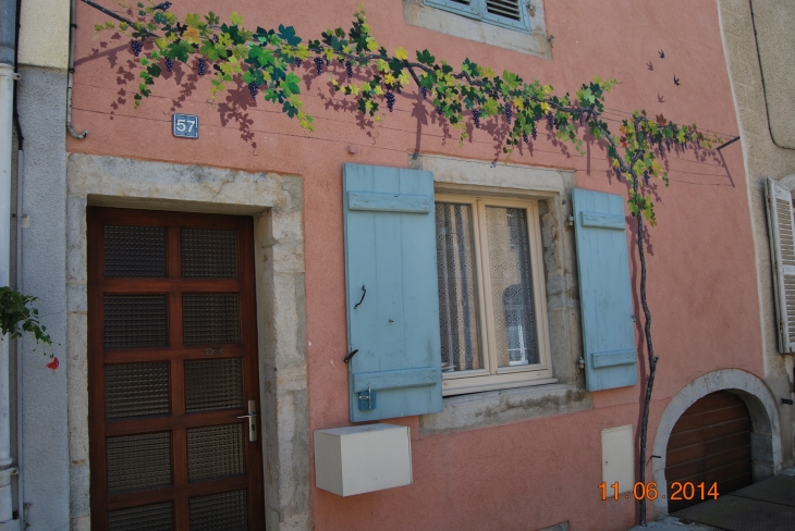 Rue de l'hôpital (trompe l'oeil) - Arbois