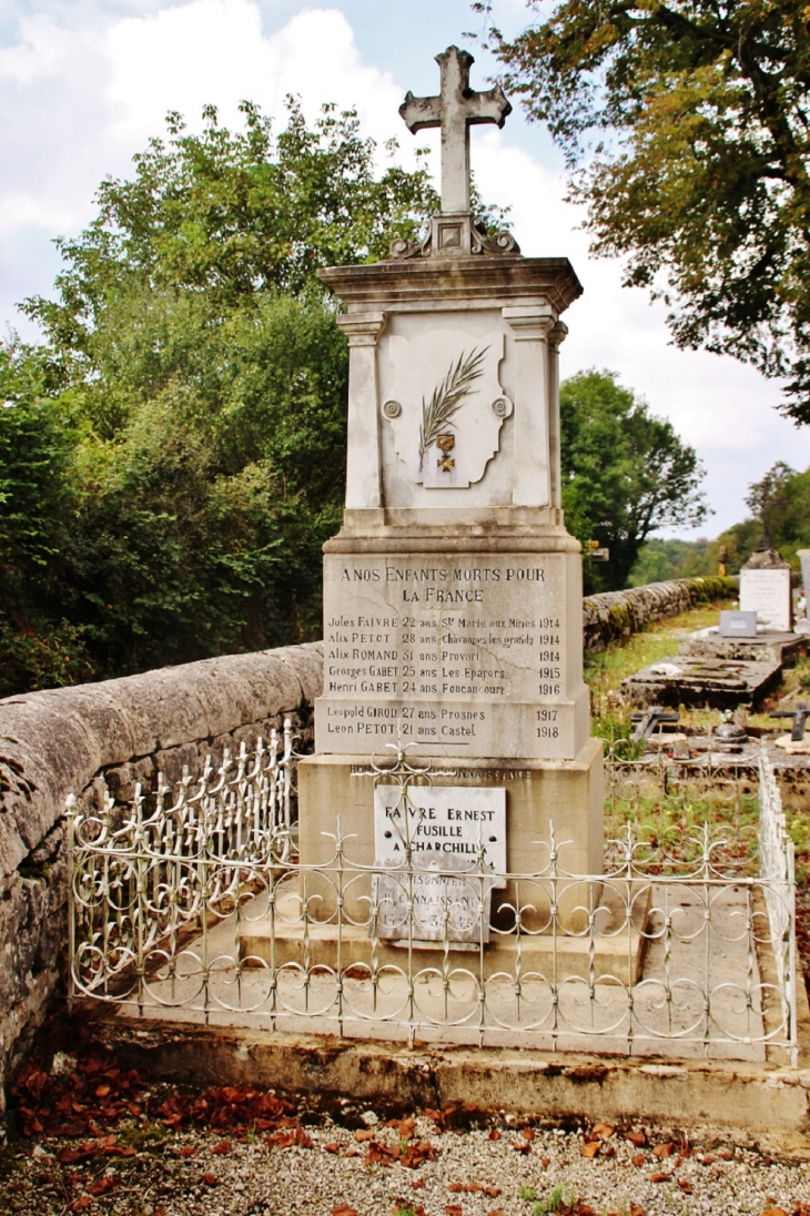 Monument-aux-Morts - Bonnefontaine