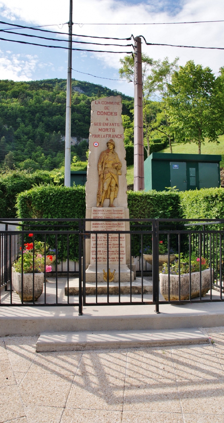 Monument aux Morts - Condes