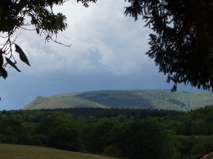 Le Mont Poupet vu de Geraise