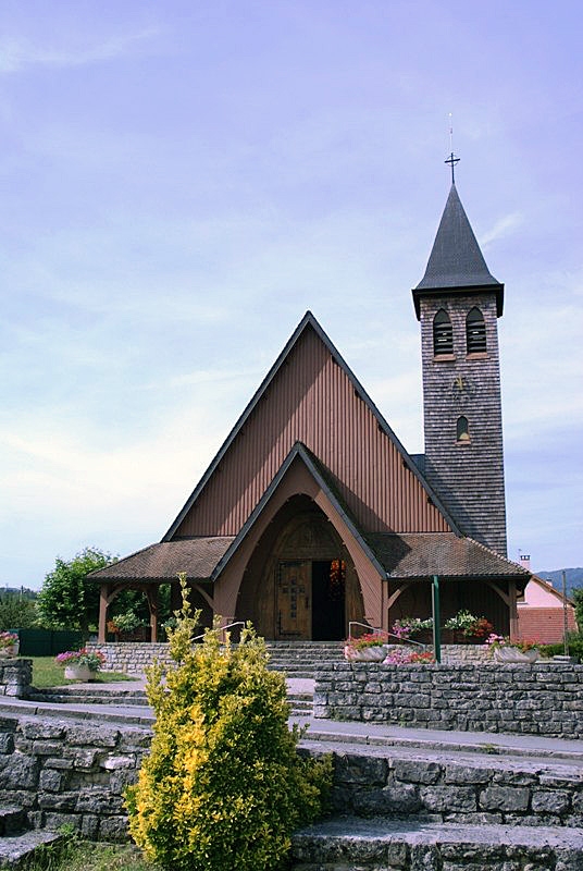 L'église en bois - Lavancia-Epercy