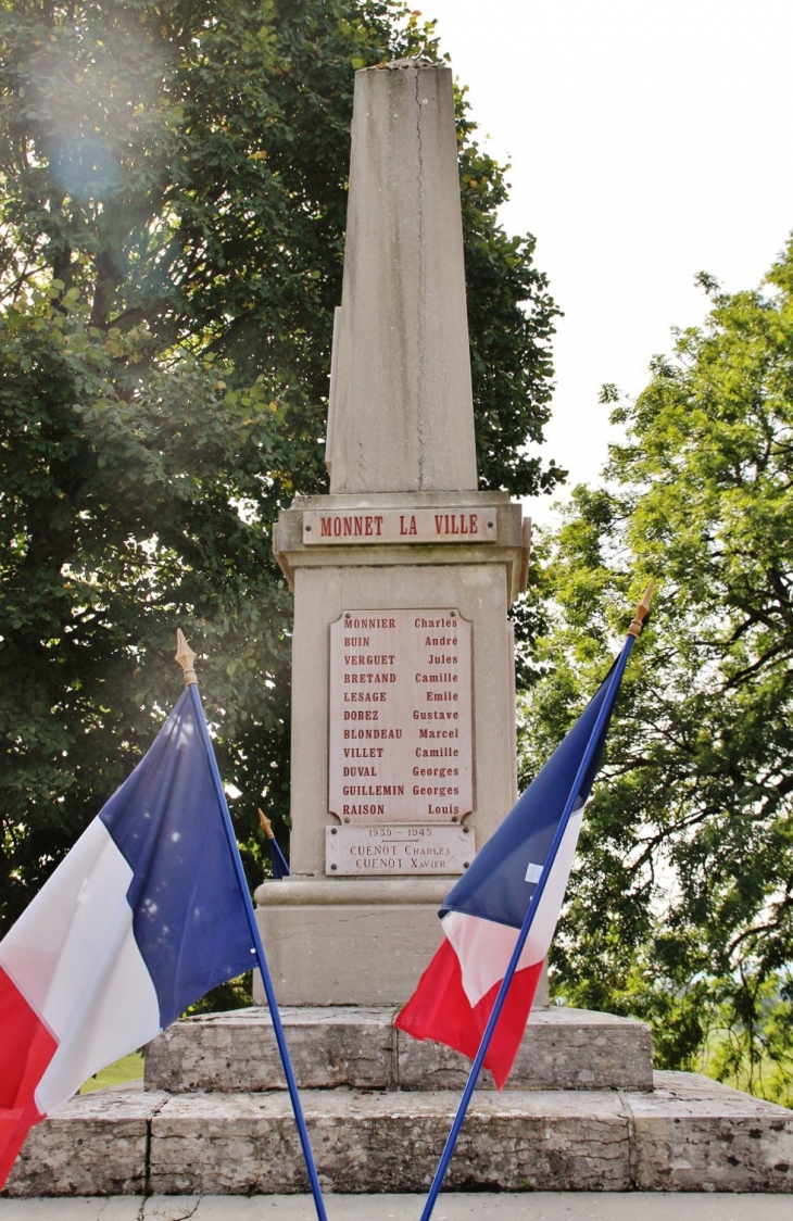 Monument-aux-Morts - Monnet-la-Ville