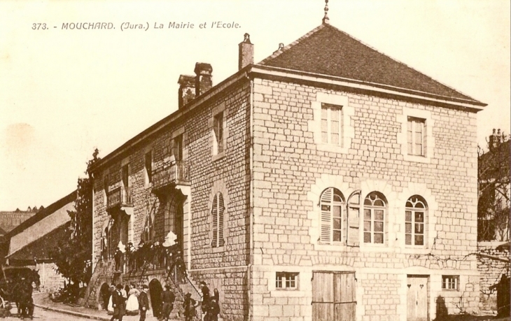 La mairie de Mouchard en 1930