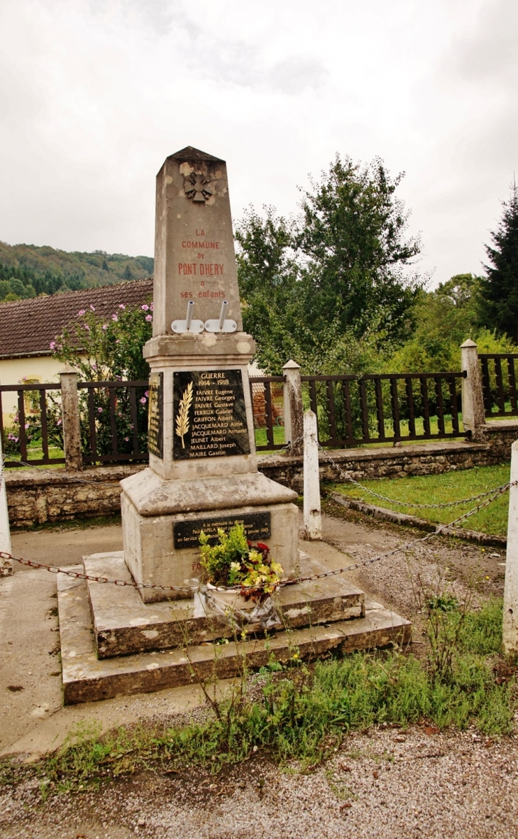 Monument-aux-Morts - Pont-d'Héry
