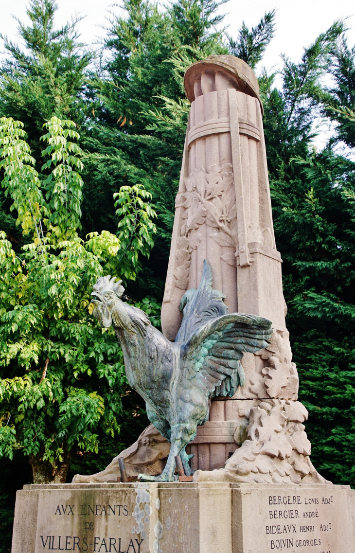 Monument-aux-Morts ( Détail ) - Villers-Farlay