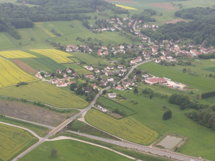 Vue aérienne - Dorans