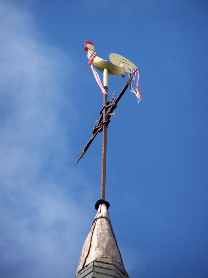 Croix et coq del'église - Bérengeville-la-Campagne