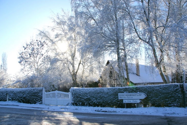 Neige a Bosc Regnoult en Roumois - Bosc-Renoult-en-Roumois