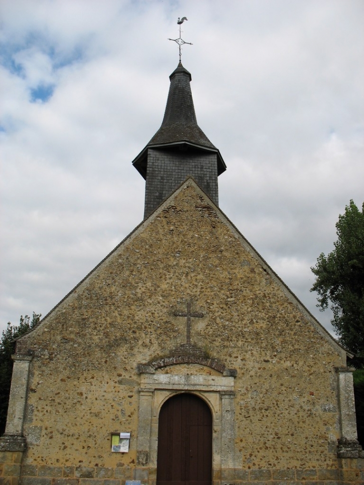 Façade de l'église Saint-Germain - Breux-sur-Avre
