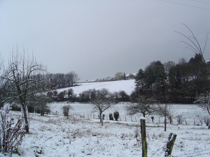 Ruffey sous la neige 2004 - Caillouet-Orgeville