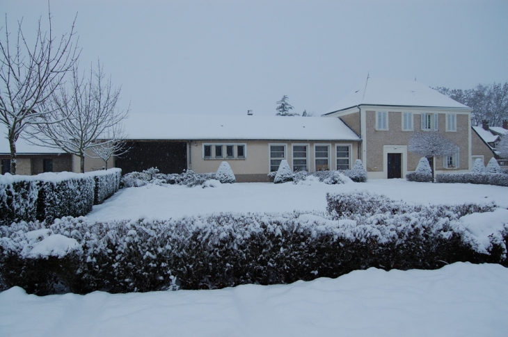 Caillouet sous la neige - Caillouet-Orgeville