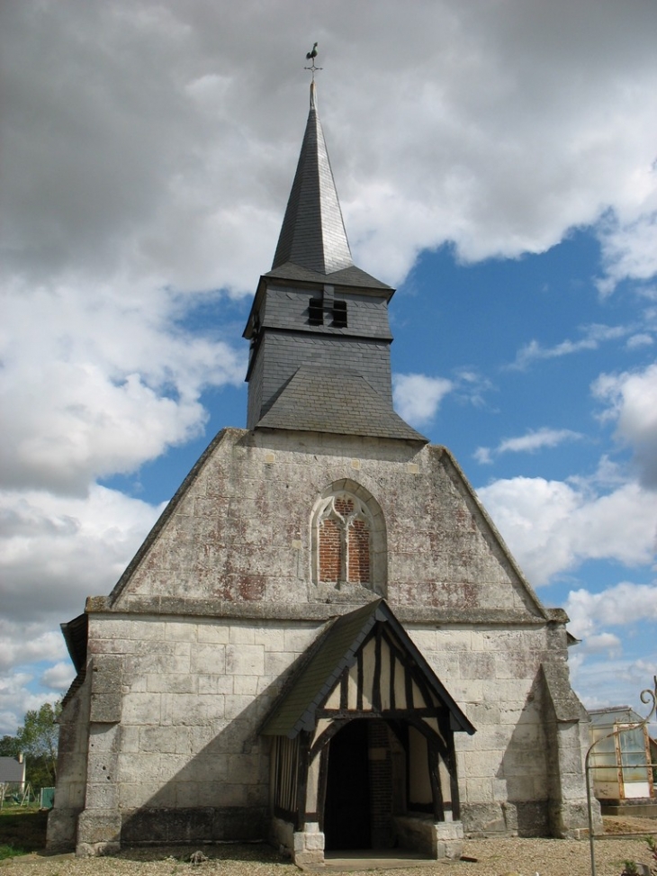 Façade de l'église Saint-Julien - Cauverville-en-Roumois