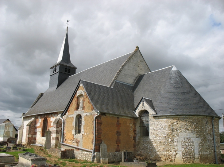 Chevet de l'église Saint-Julien - Cauverville-en-Roumois