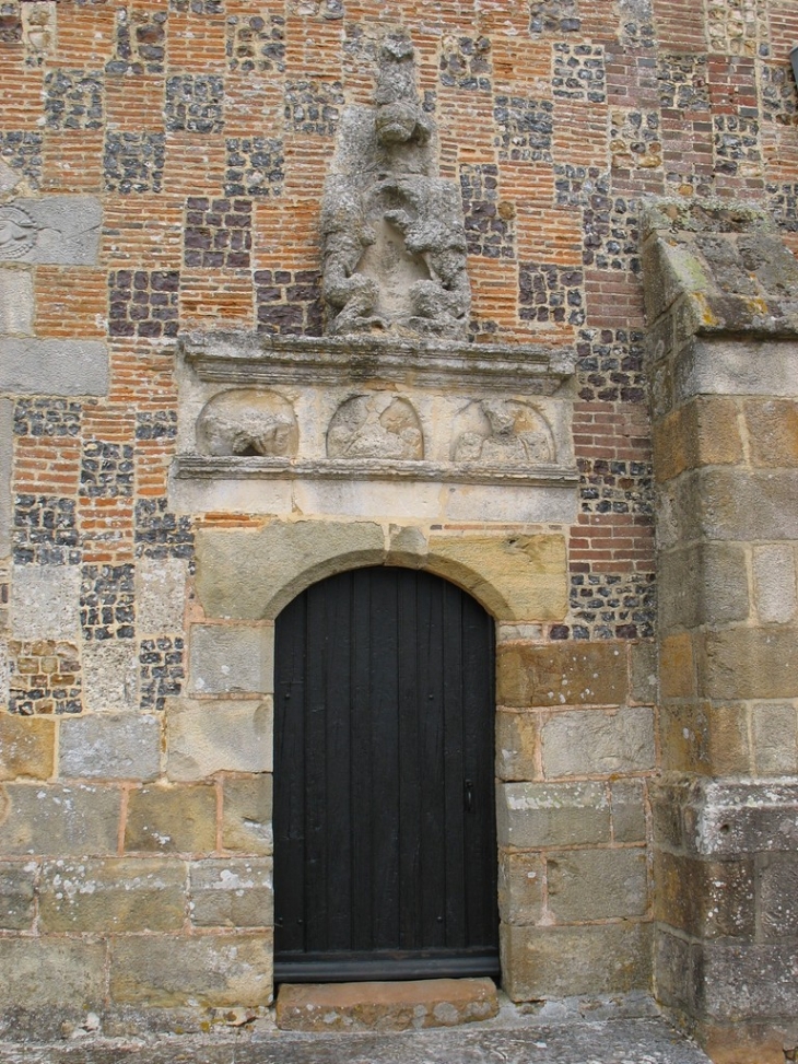 Portail sud de l'église - Chéronvilliers