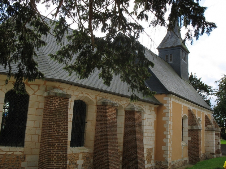 Chevet nord de l'église Saint-Denis - Colletot