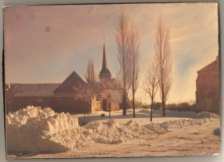 Coudres sous la neige