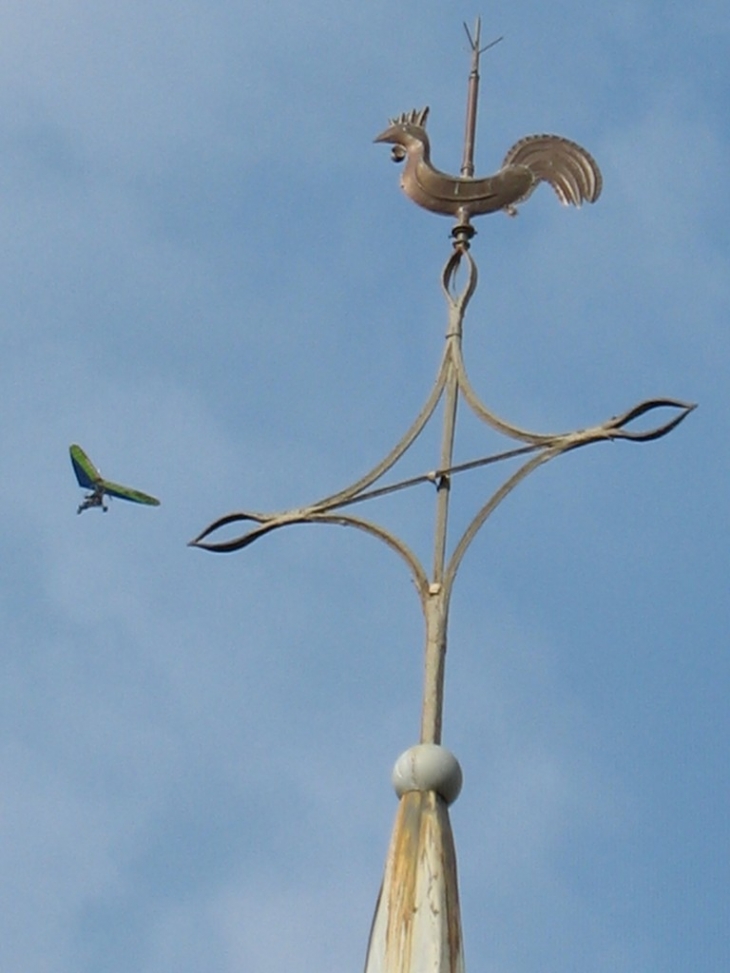 Un oiseau sur la Croix et un oiseau dans le ciel... ! - Courdemanche