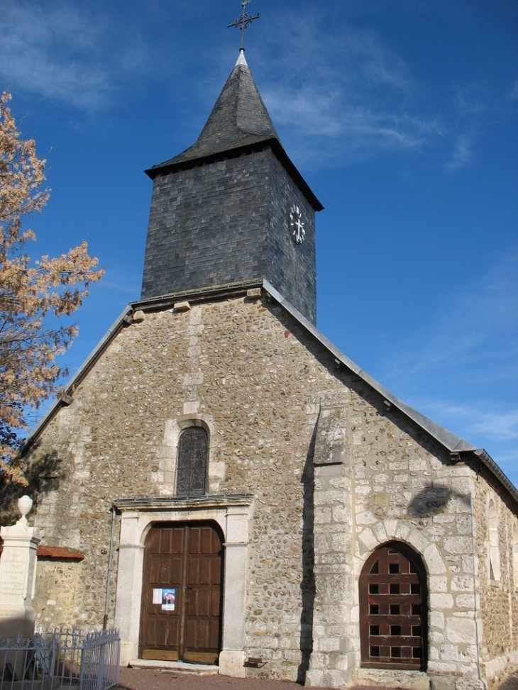 Façade de l'église - Fontaine-Bellenger