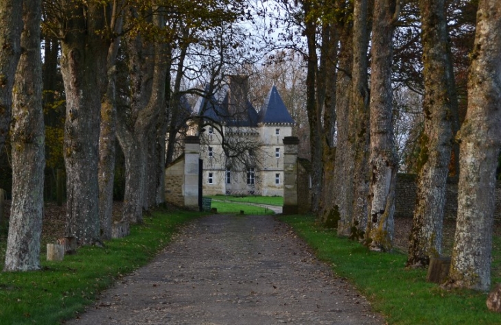 Le château. Des 13ème et 19ème siècle, il est recensé à l'inventaire général du patrimoine culturel. - Fours-en-Vexin