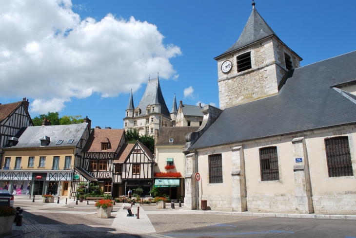 Place de l'église - Gaillon