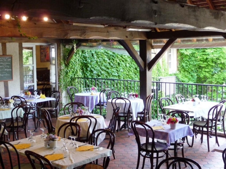 Giverny : Restaurant Les Nymphéas en face de la Maison de Claude Monet
