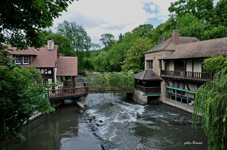 Houlbec-Cocherel, les moulins de cocherel sur l'Eure