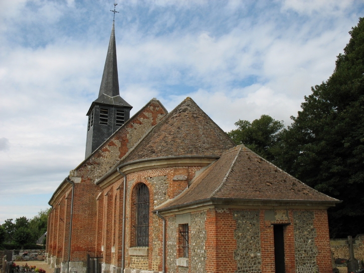 Chevet de l'église - La Chapelle-du-Bois-des-Faulx