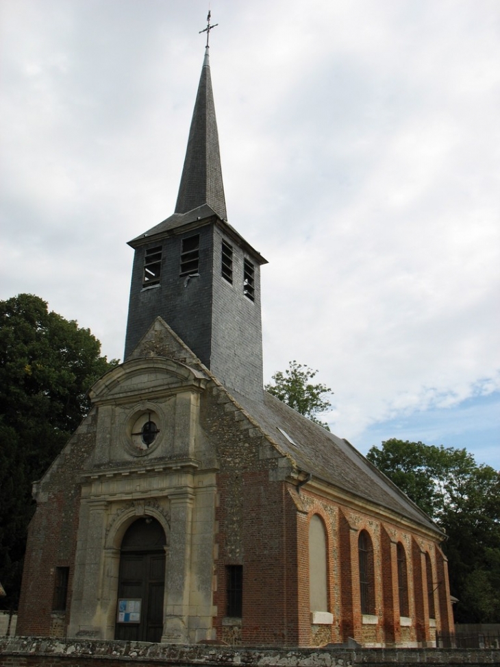 Façade de l'église - La Chapelle-du-Bois-des-Faulx