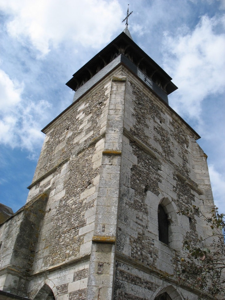 Tour-clocher de l'église - La Croix-Saint-Leufroy