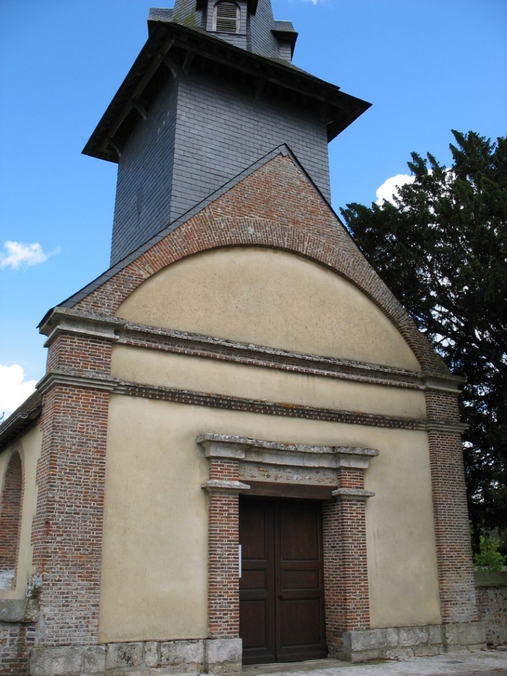 Façade de l'église - Le Noyer-en-Ouche