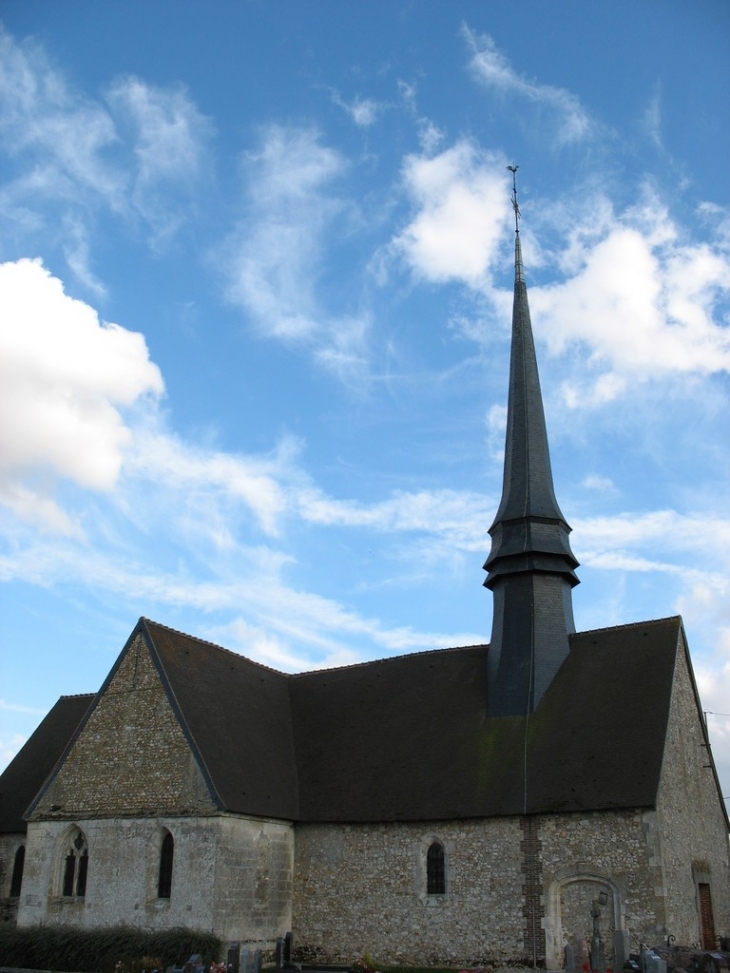 L'église côté nord - Le Plessis-Grohan