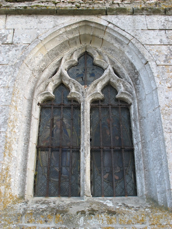 Fenêtre de l'église - Le Plessis-Grohan