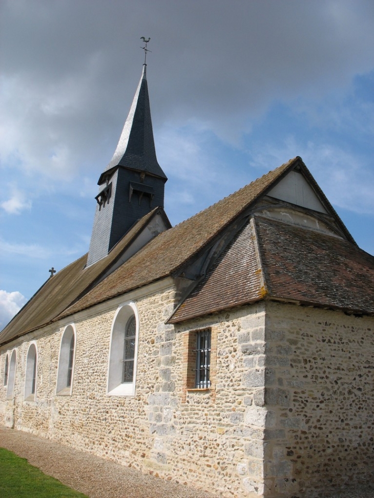 Chevet de l'église Saint-Etienne - Le Plessis-Hébert