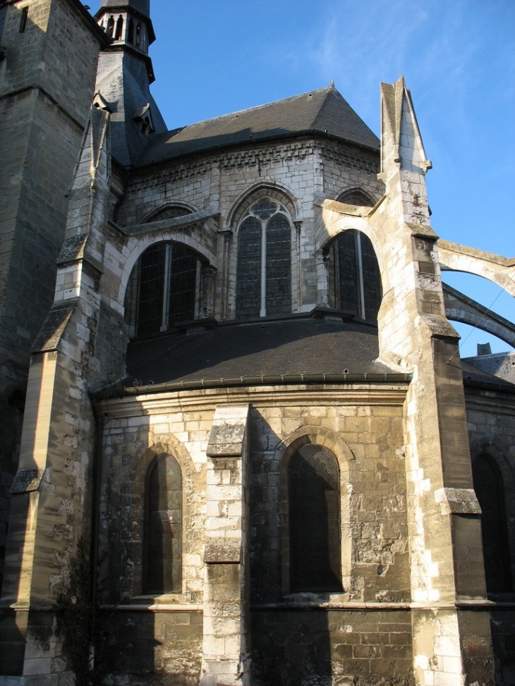 Chevet de l'église Saint-Sauveur - Les Andelys