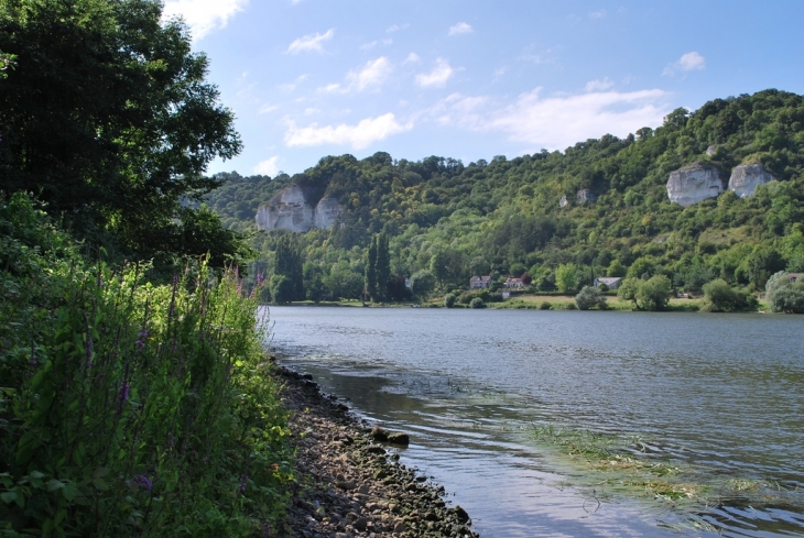 Falaise bord de seine - Les Andelys