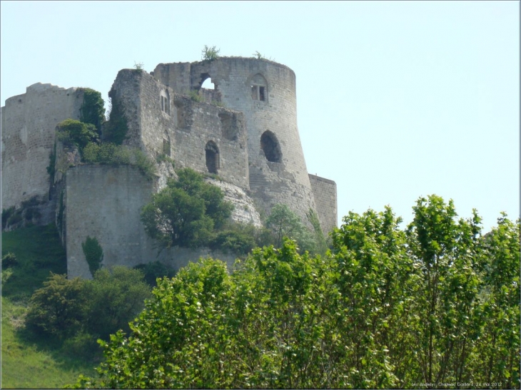 Chateau Gaillard, sur les hauteurs des Andelys - Les Andelys