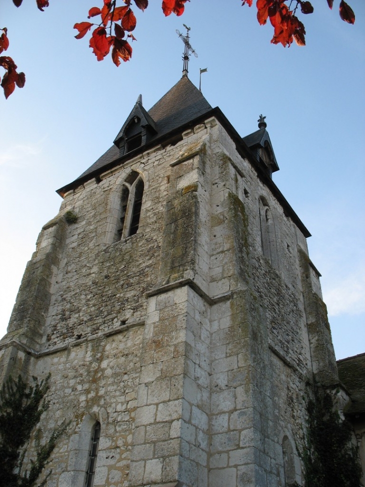 Tour-clocher de l'église - Muids