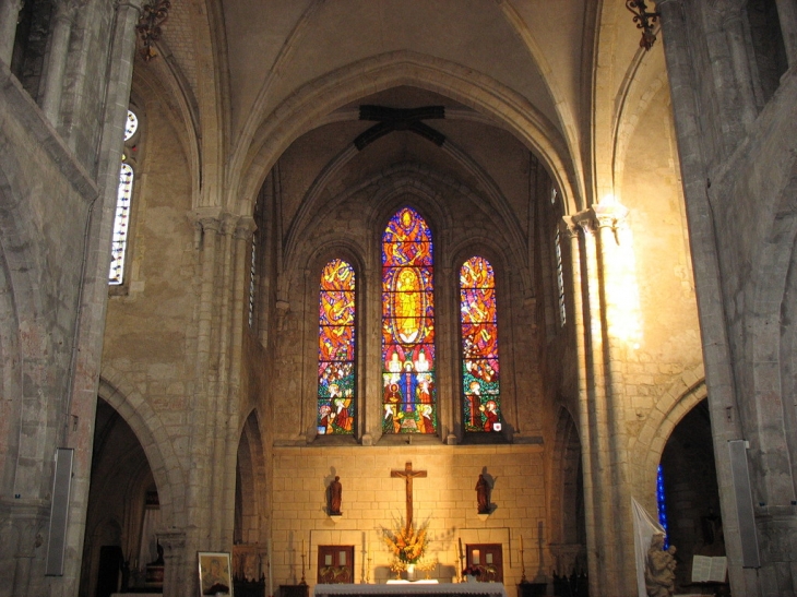 Intérieur de l'église Saint-Aubin - Pacy-sur-Eure