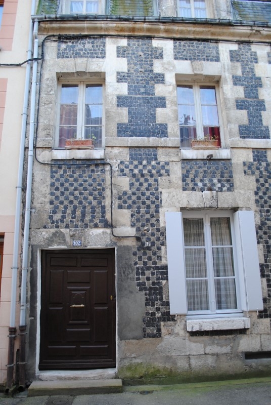 Maison à pans de bois. - Quillebeuf-sur-Seine