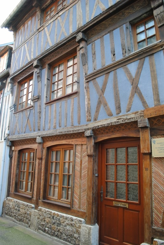 Maison à pans de bois. - Quillebeuf-sur-Seine