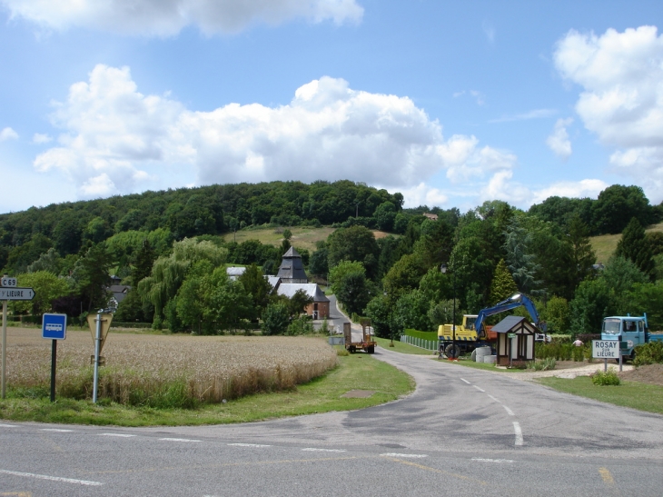 Arrivée à Rosay - Rosay-sur-Lieure