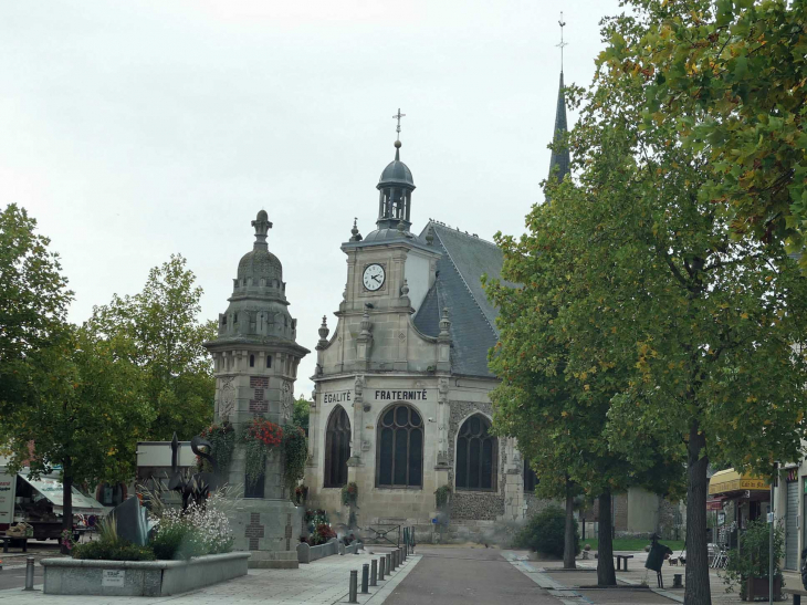 Le centre de la commune - Saint-André-de-l'Eure